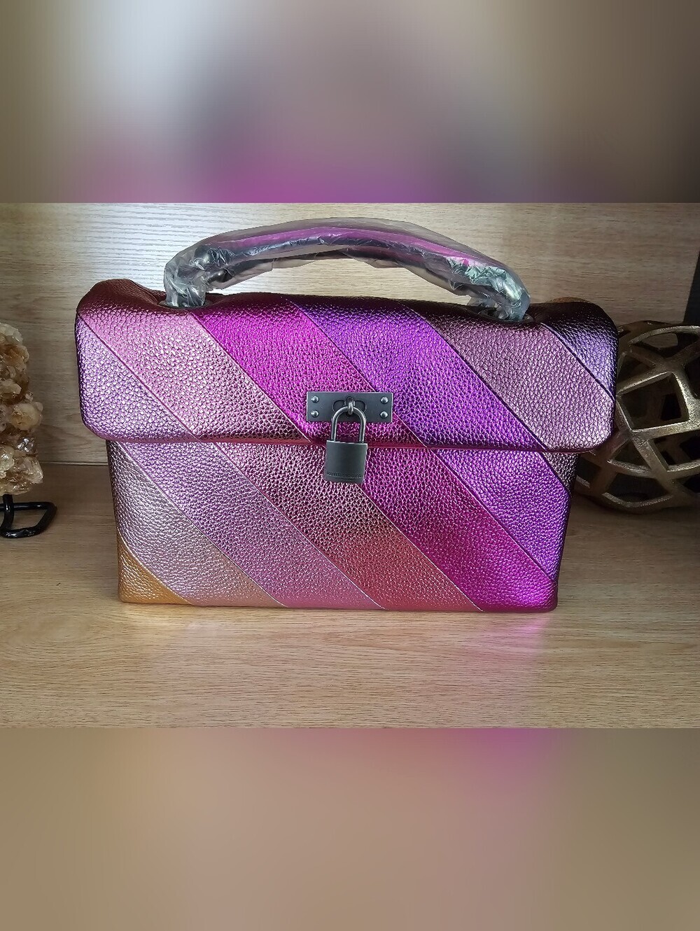 Kurt Geiger London Brixton Leather Shoulder Bag.